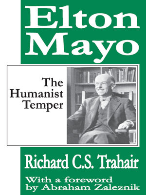 cover image of Elton Mayo